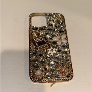 Luxury Crystal Phone Case - Gold and Silver